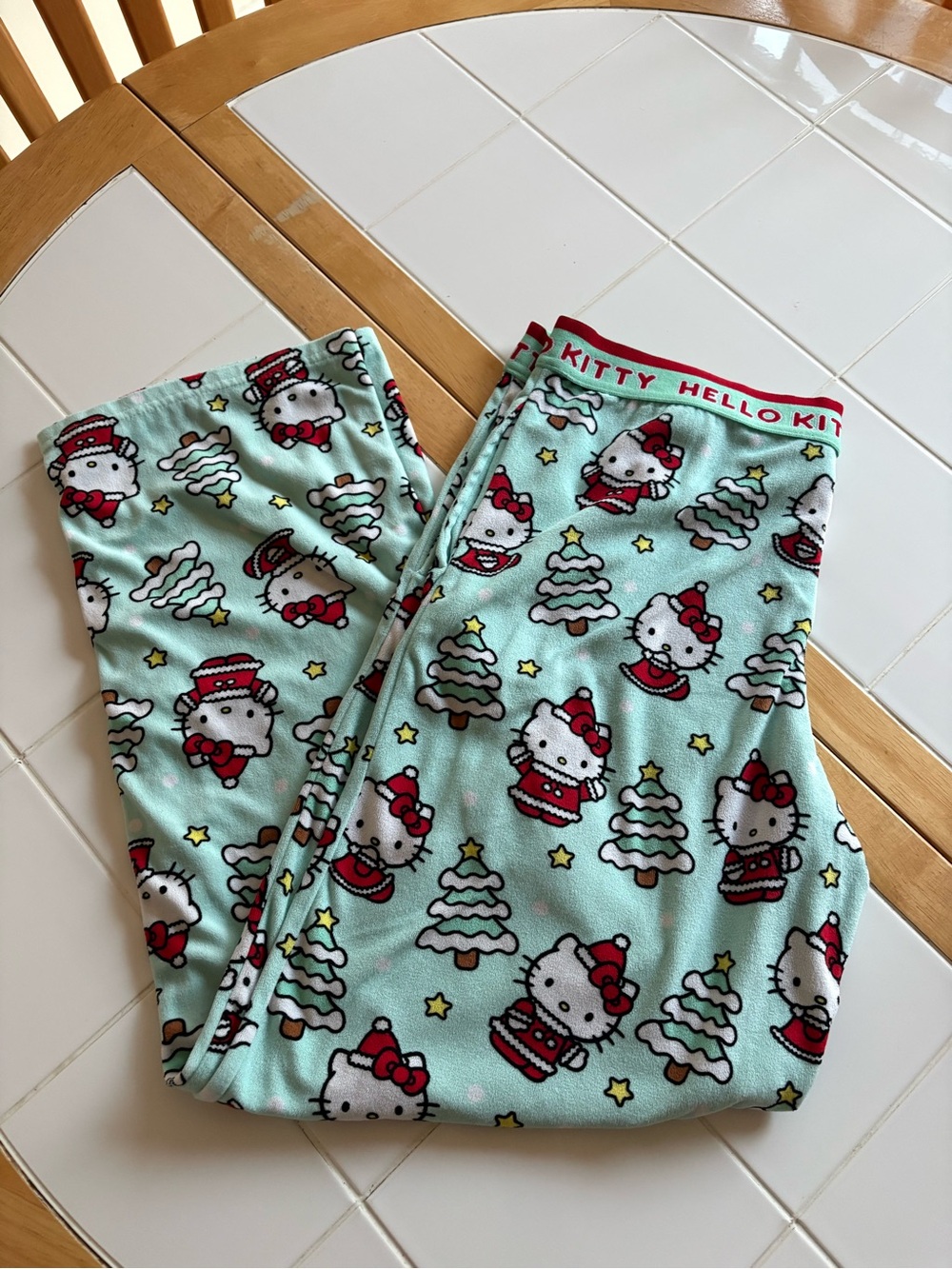 Hello Kitty Santa Christmas Pajama Pants